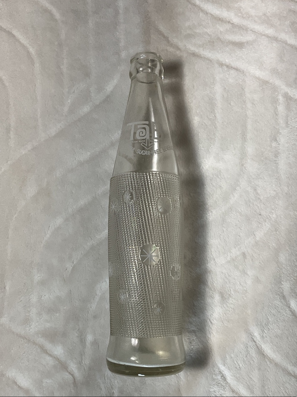 VINTAGE TAB SODA POP BOTTLE MADE BY COCA COLA COKE